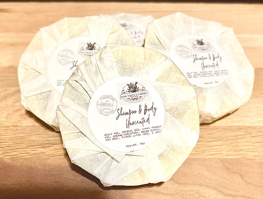 Goat Milk Soap & Shampoo Bar - Unscented